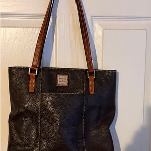 Dooney & Bourke Black and Brown Tote